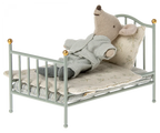Maileg - Vintage Bed, Mouse - Mint