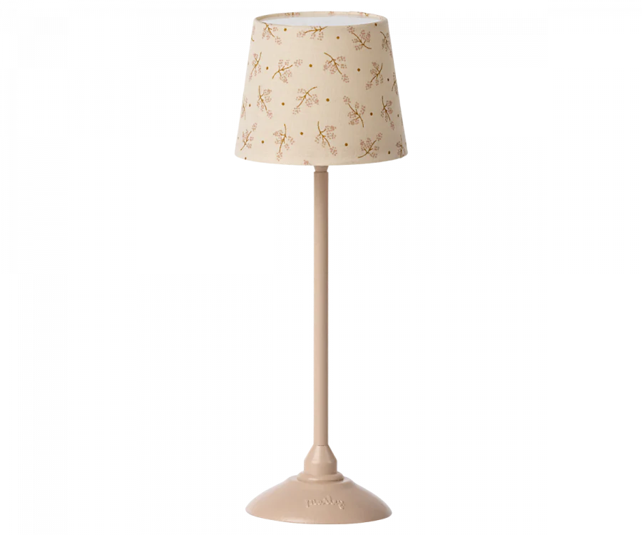 Maileg - Floor Lamp, Miniature - Powder