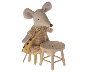 Maileg - Table & Stool Set, Mouse