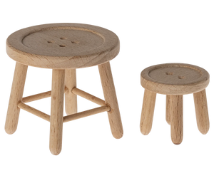 Maileg - Table & Stool Set, Mouse