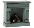 Maileg Fireplace - Mouse - Blue
