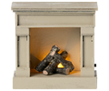 Maileg Fireplace - Mouse - Off White