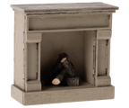 Maileg Fireplace - Mouse - Off White