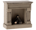 Maileg Fireplace - Mouse - Off White