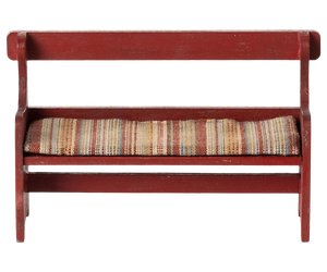 Maileg Bench, Mouse -Red