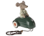Maileg Car Mouse - Dark Green