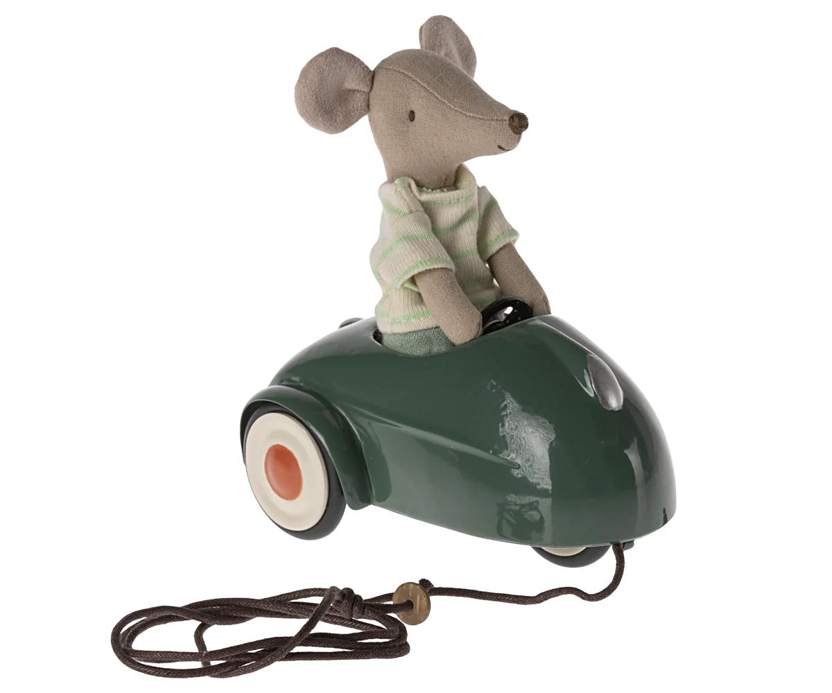 Maileg Car Mouse - Dark Green