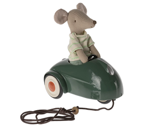 Maileg Car Mouse - Dark Green