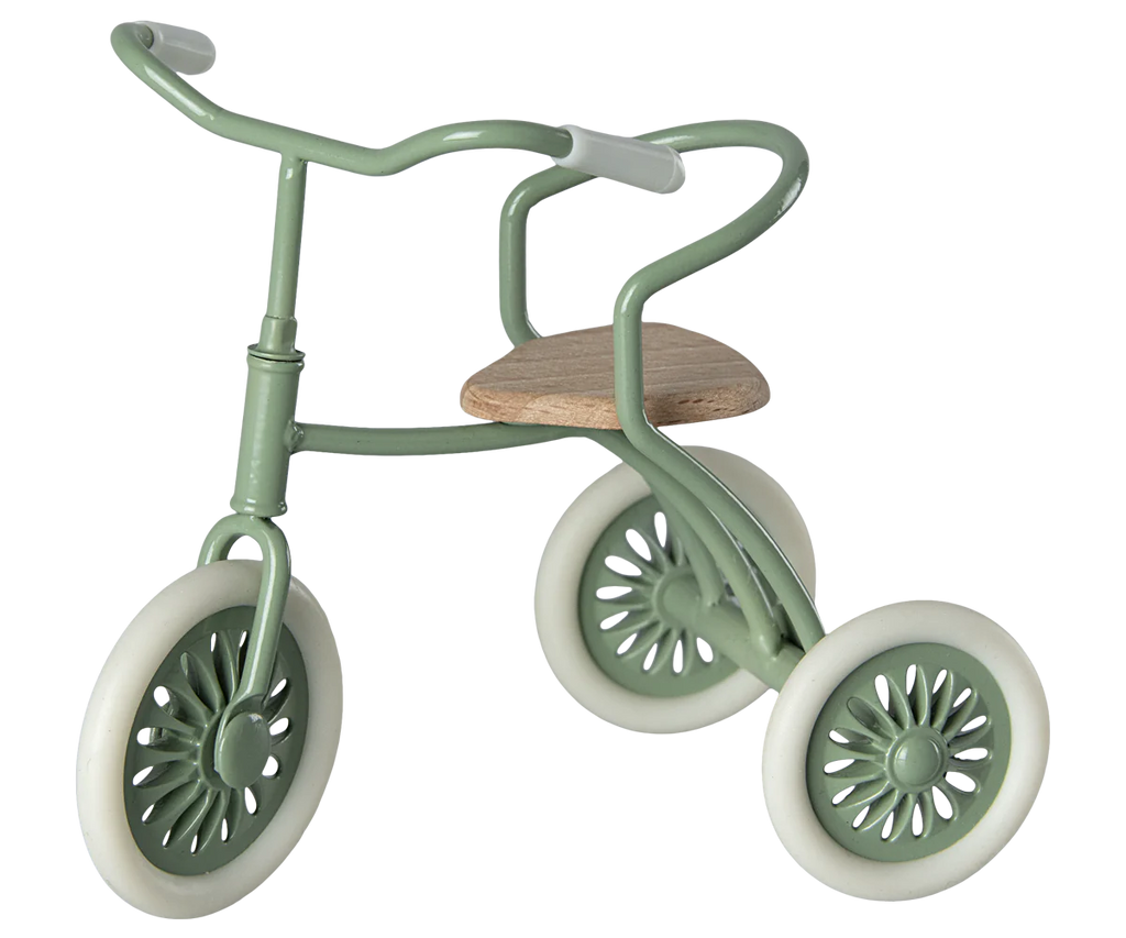 Maileg Abri a Tricycle Mouse - Green