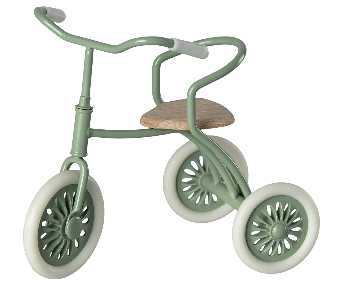Maileg Abri a Tricycle Mouse - Green