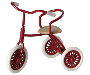 Maileg Abri a Tricycle Mouse - Red