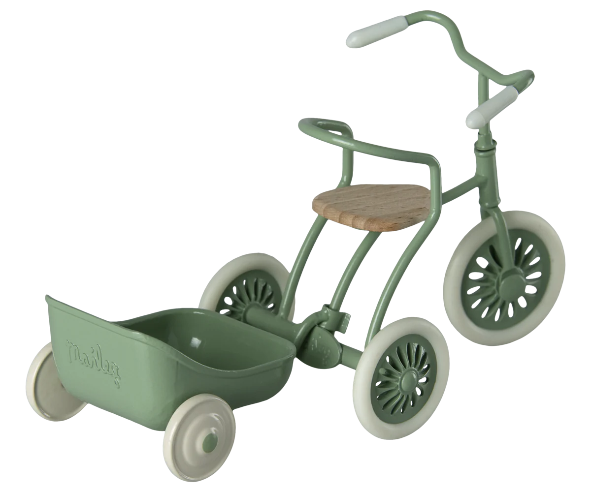 Maileg Tricycle Hanger Mouse - Green