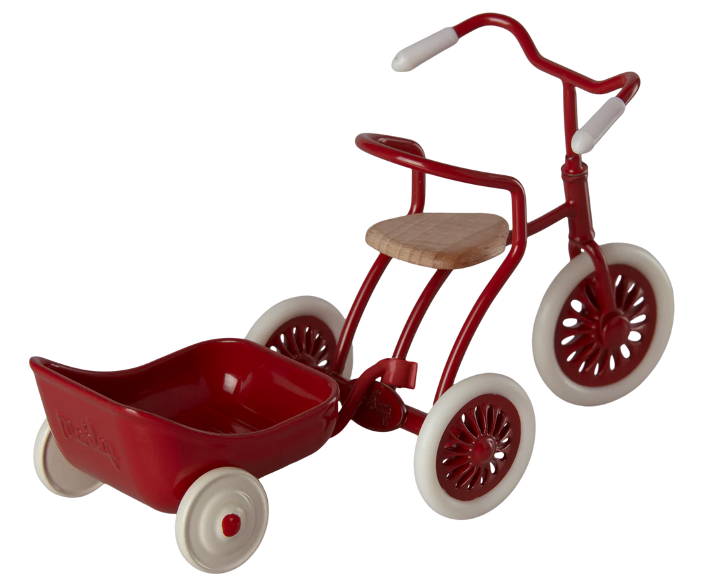 Maileg Tricycle Hanger Mouse - Red