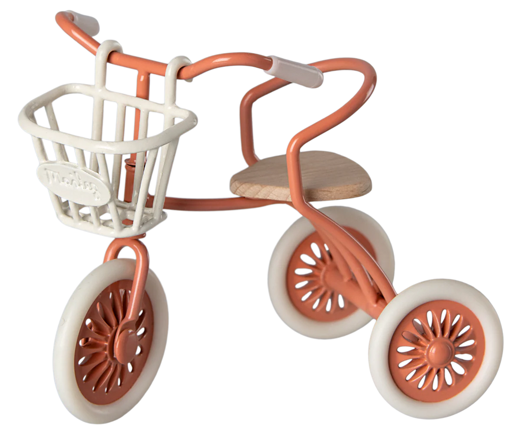 Maileg - Tricycle basket | Mouse | White