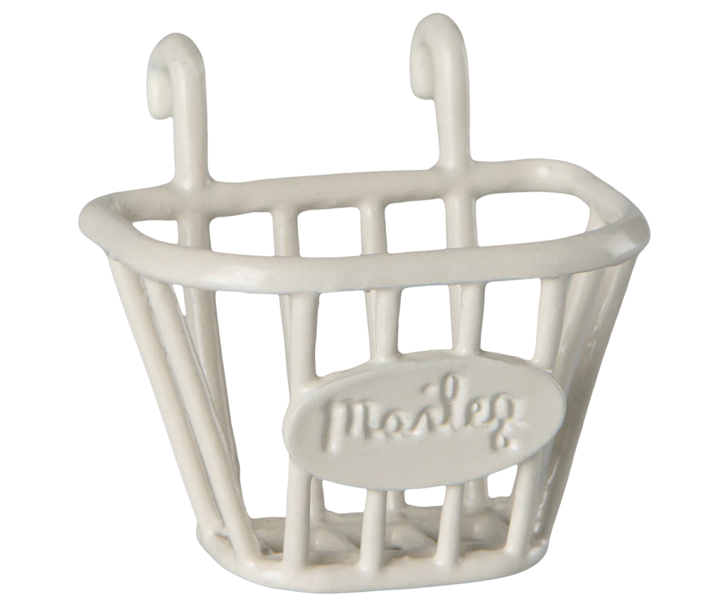 Maileg - Tricycle basket | Mouse | White