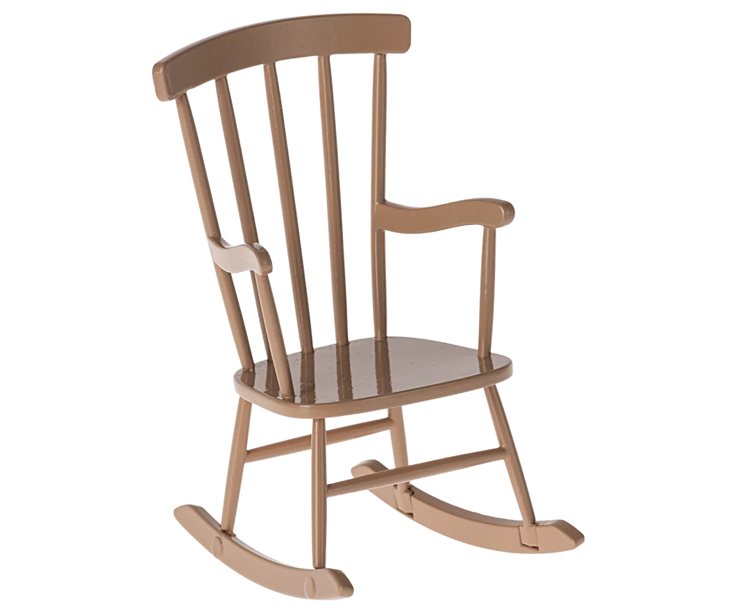 Maileg Rocking Chair Mouse - Dark Powder