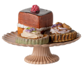 Maileg Cakes and Cakestand, Mini
