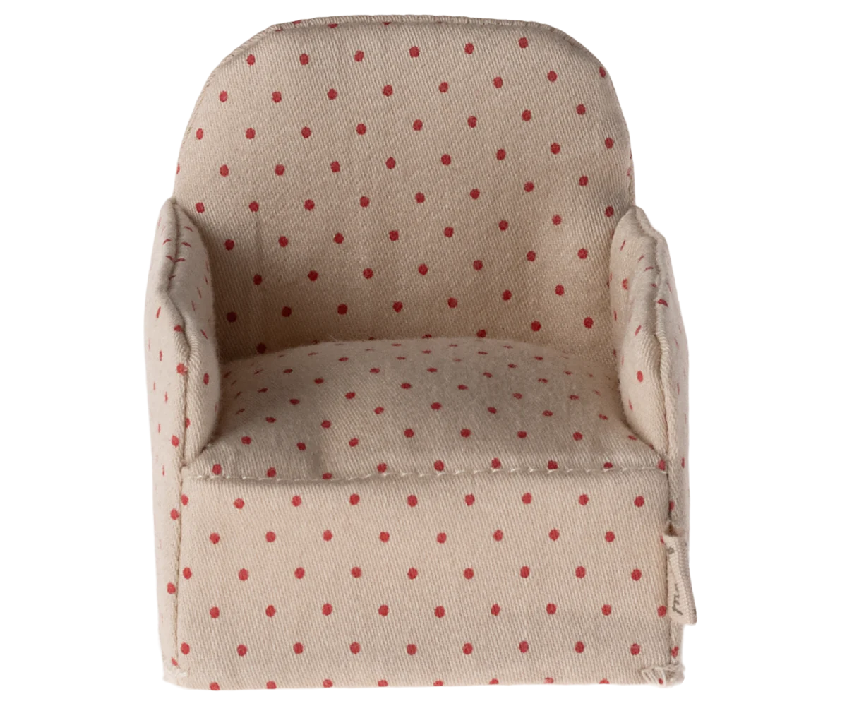 Maileg Chair, Mouse - Dot