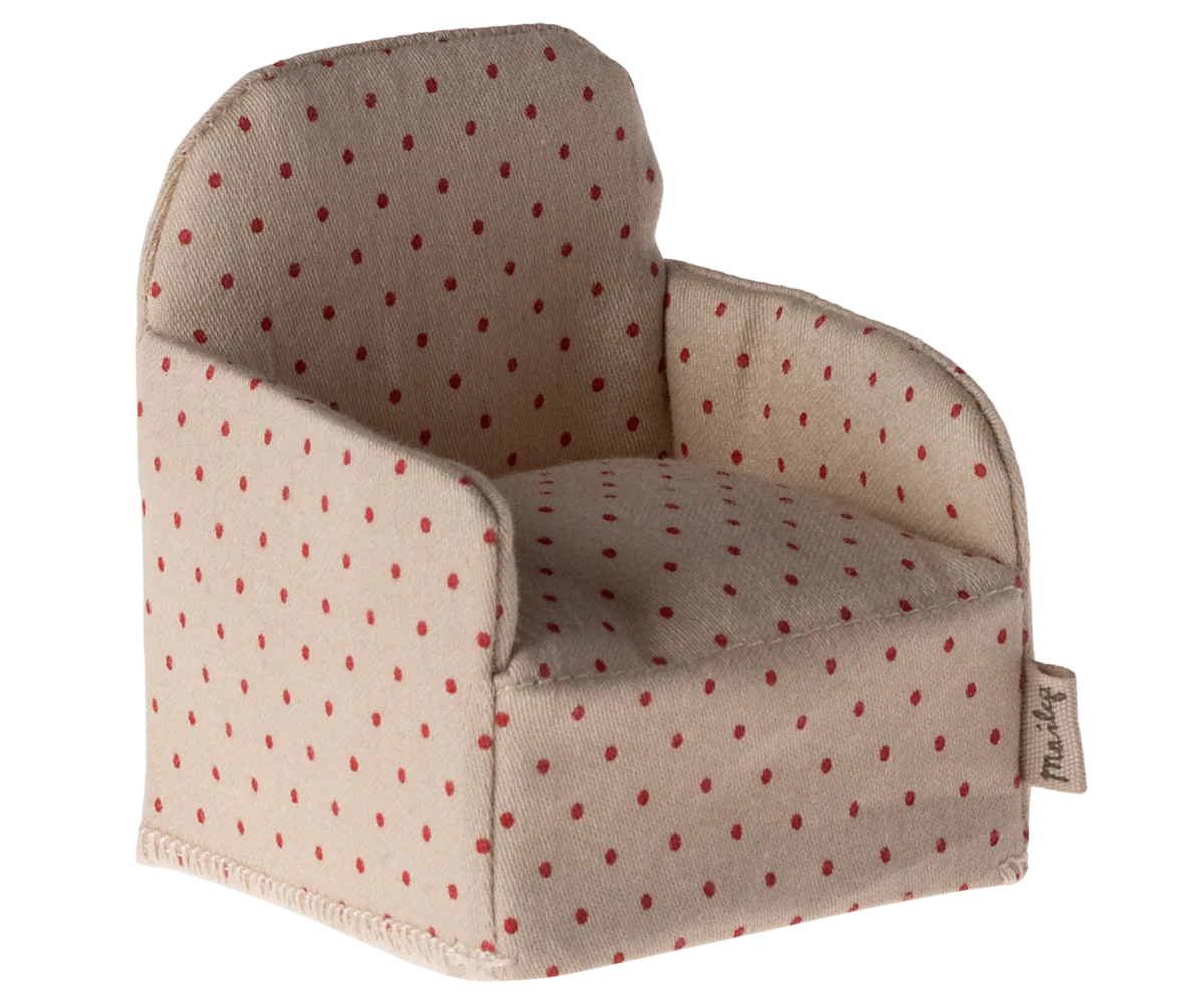 Maileg Chair, Mouse - Dot