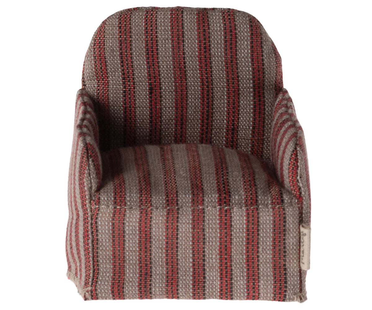 Maileg Chair, Mouse - Stripe
