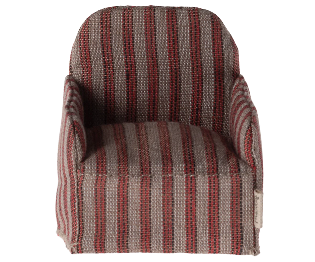 Maileg Chair, Mouse - Stripe