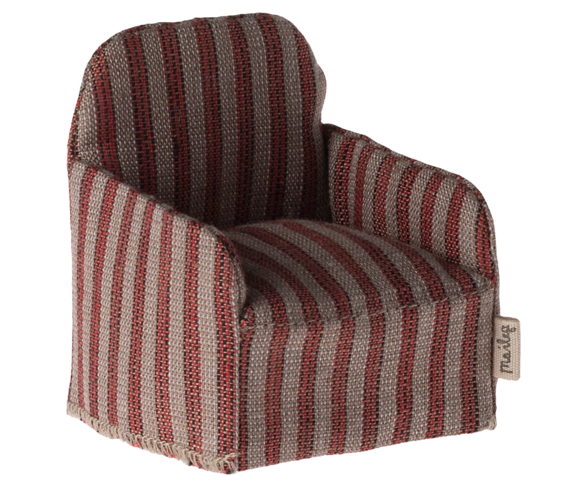 Maileg Chair, Mouse - Stripe