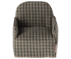Maileg Chair, Mouse - Green Check