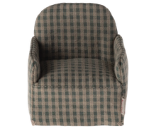 Load image into Gallery viewer, Maileg Chair, Mouse - Green Check
