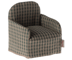 Maileg Chair, Mouse - Green Check