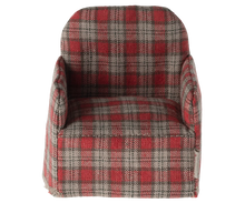 Load image into Gallery viewer, Maileg Chair, Mouse - Red Check
