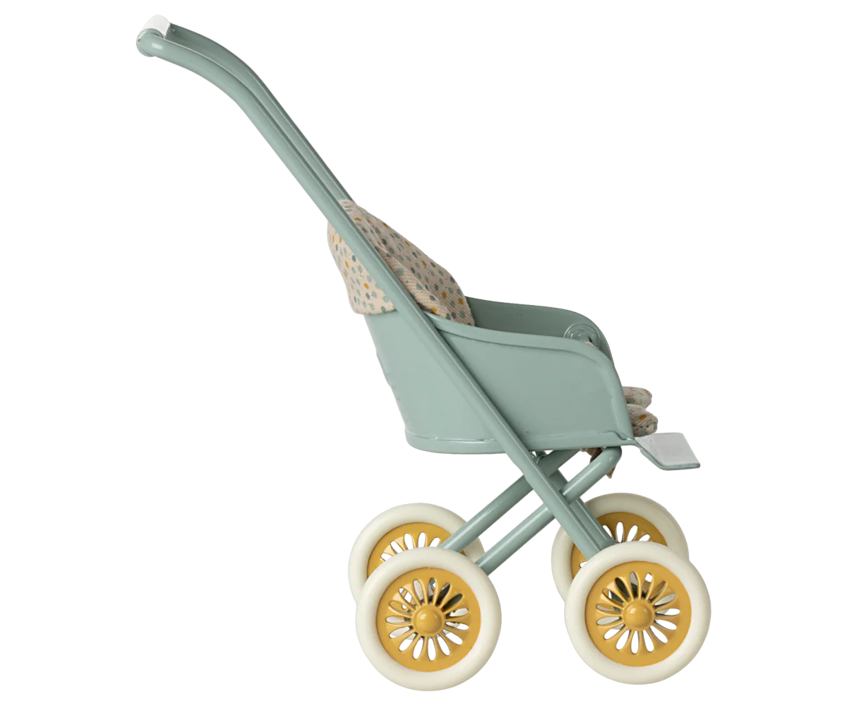 Maileg Stroller, Micro | Mint