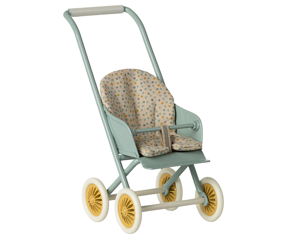 Maileg Stroller, Micro | Mint