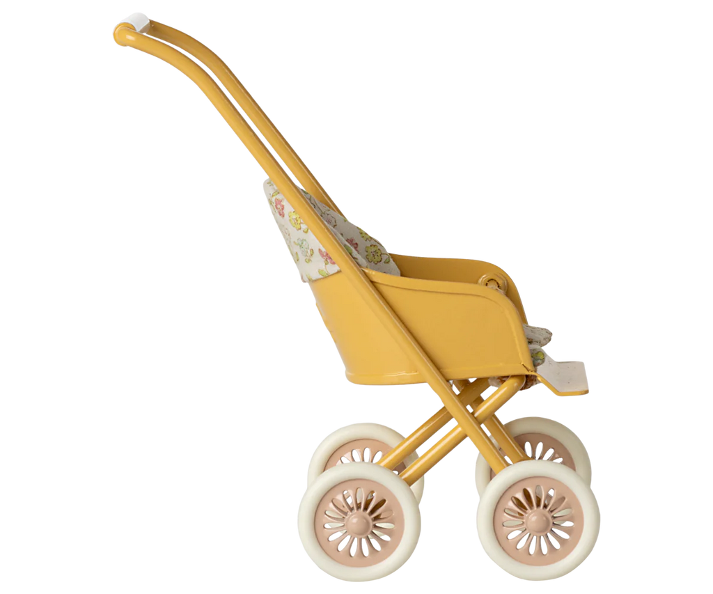Maileg Stroller, Micro | Yellow