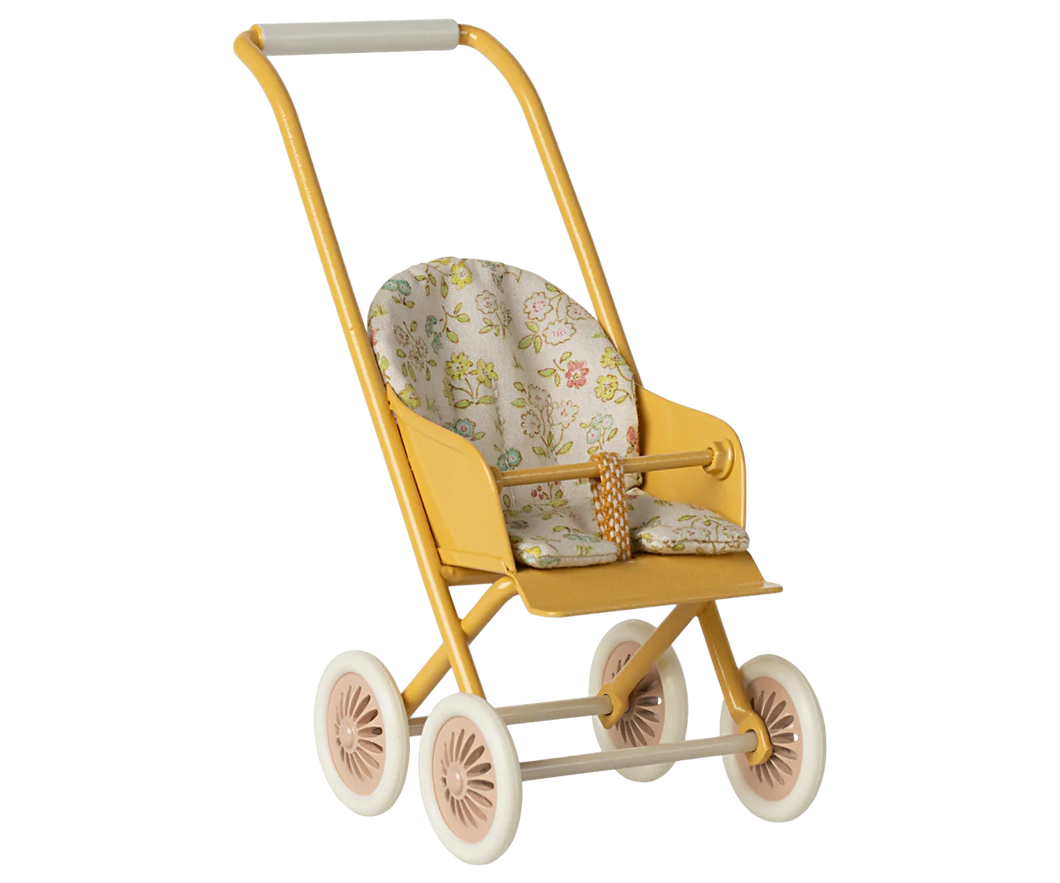 Maileg Stroller, Micro | Yellow