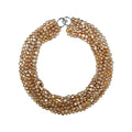 Pink 7- Strand Keshi Choker
