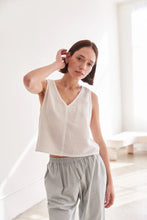 Load image into Gallery viewer, It Is Well L.A. Organic Reversible Gauze Tank - Slate Gray
