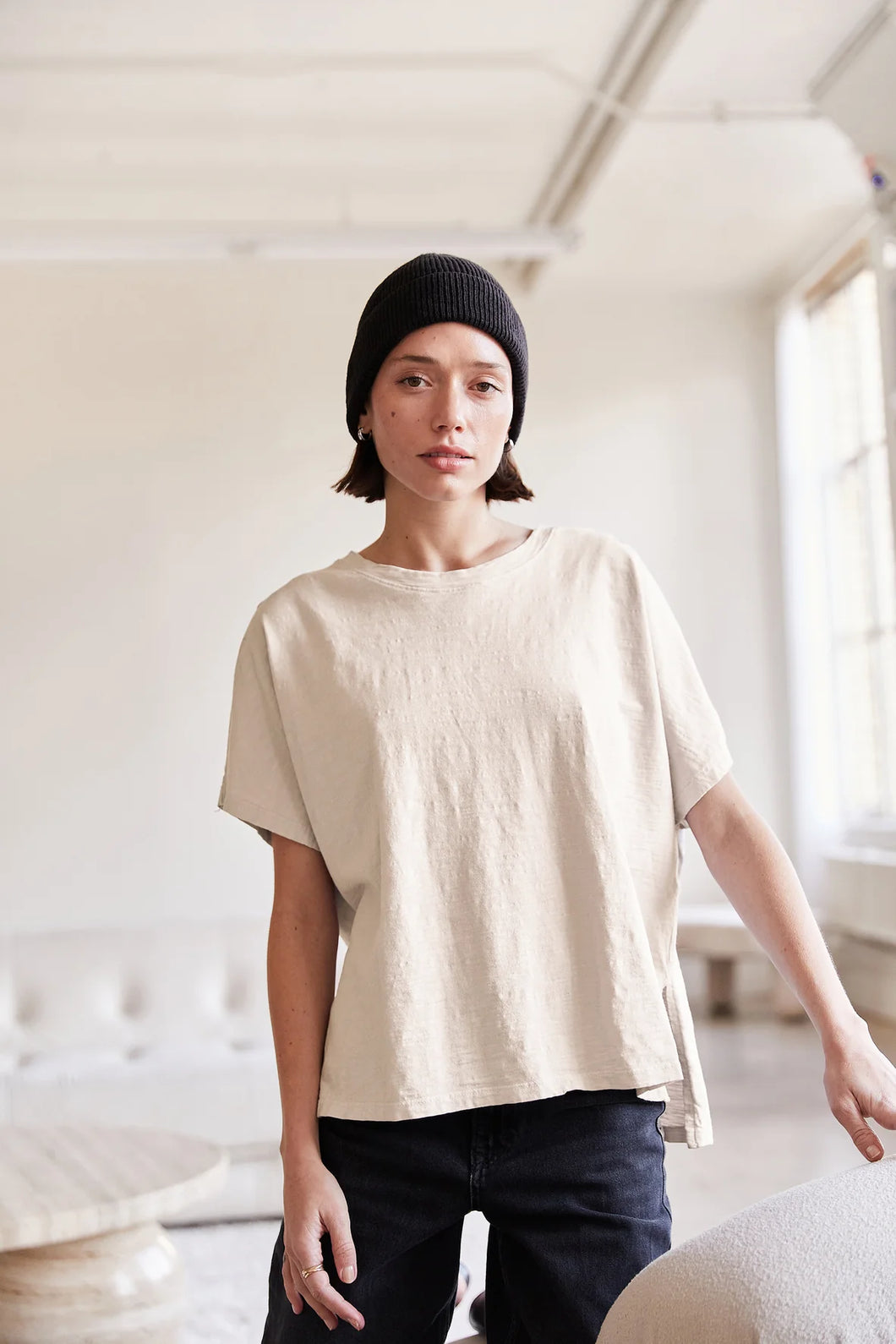 It Is Well L.A. Everyday Boxy Tee - Natural