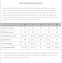 Load image into Gallery viewer, Claridge + King - The Pleated League in Crisp White (Easy-Care): M

