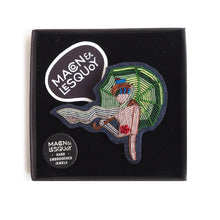 Load image into Gallery viewer, Macon &amp; Lesquoy - Brooch - Femme à l&#39;Ombrelle
