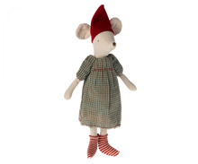 Load image into Gallery viewer, Maileg - Christmas Mouse - Medium Girl
