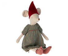 Load image into Gallery viewer, Maileg - Christmas Mouse - Medium Girl
