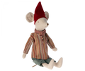 Maileg - Christmas Mouse - Medium Boy - Scarf