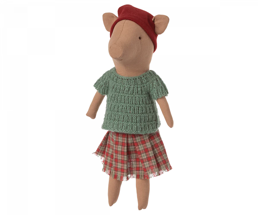 Maileg - Christmas Pig - Girl