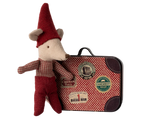 Maileg Christmas Mouse, Baby in Suitcase