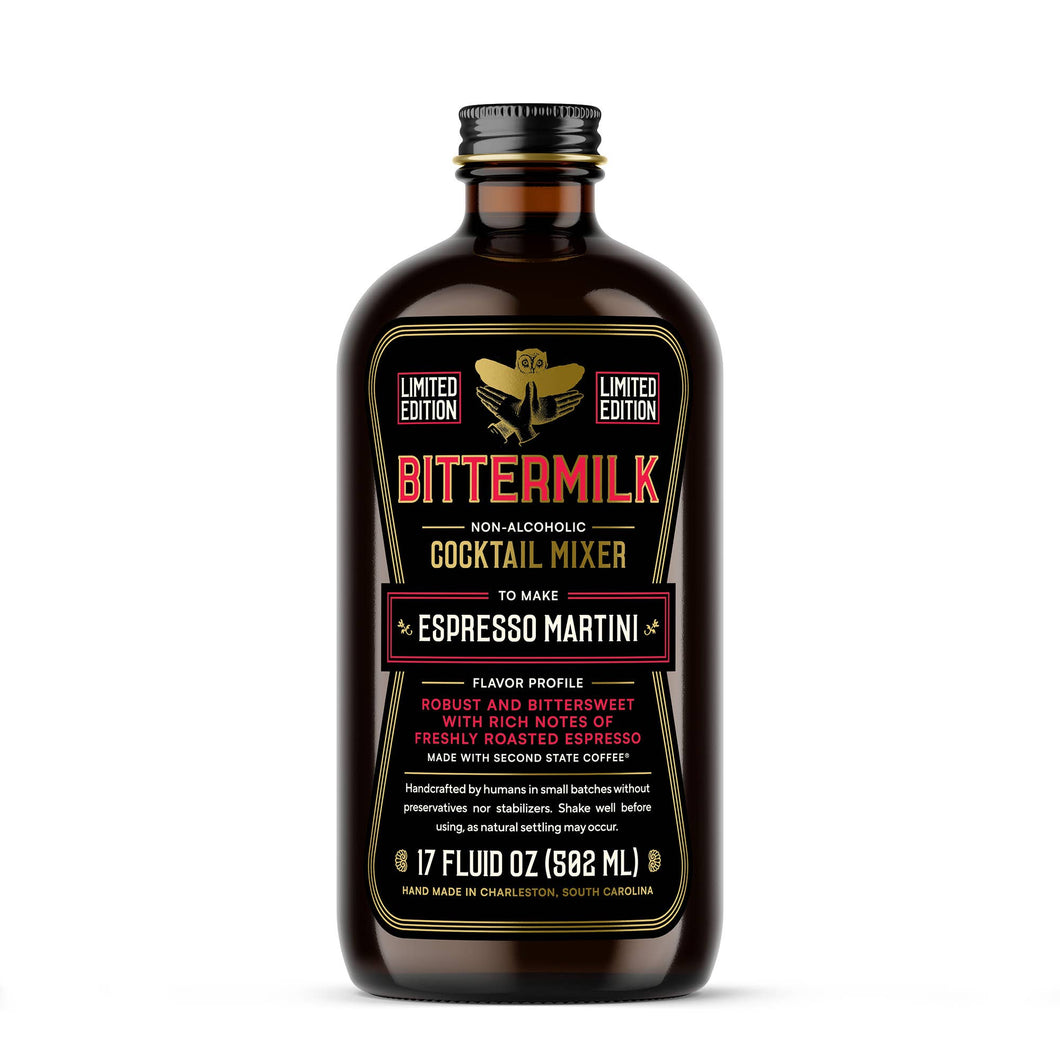 Bittermilk Bottling Co. Espresso Martini Cocktail Mixer