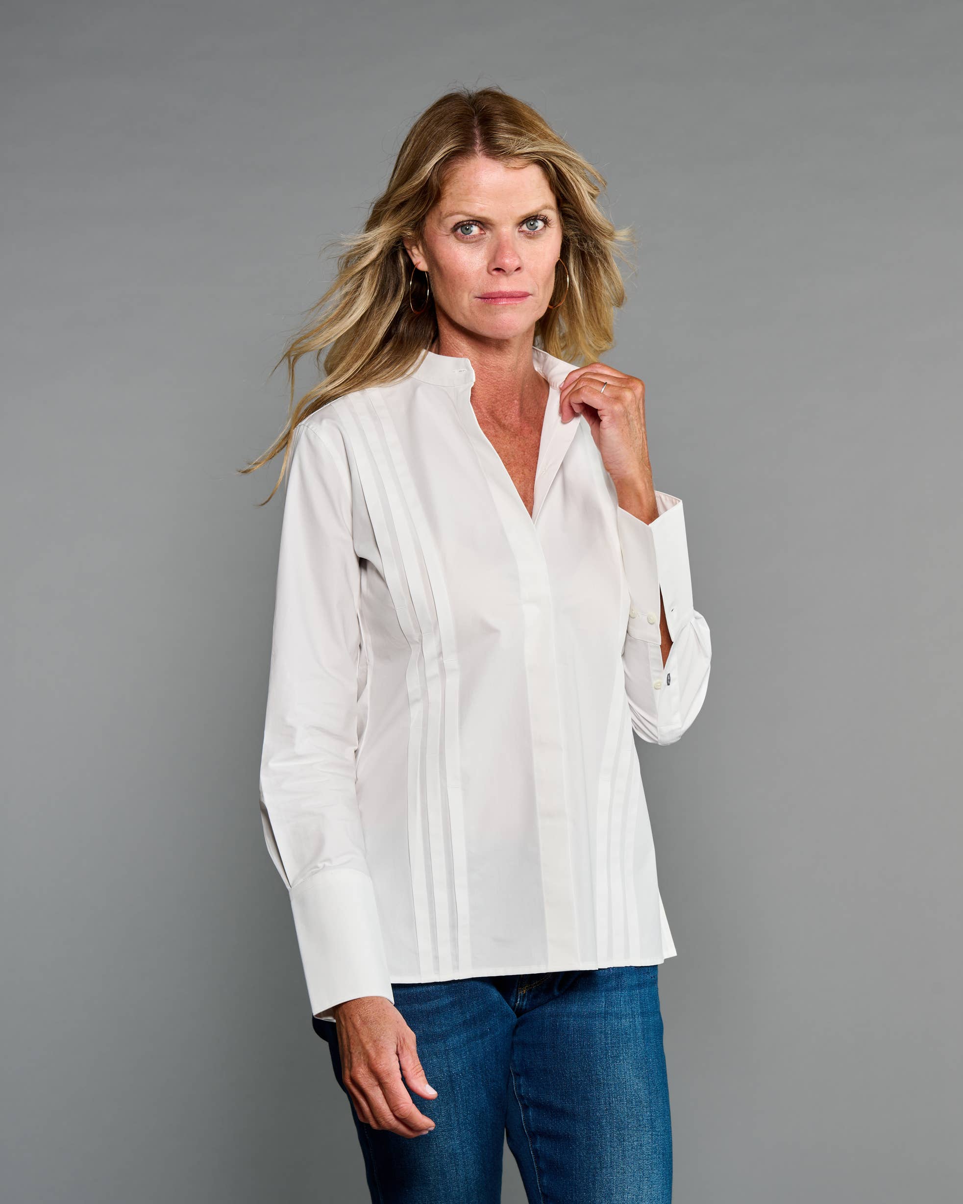 Claridge + King - The Annie Shirt in Crisp White: L
