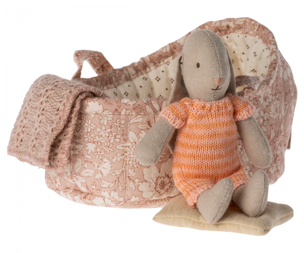 Bunny in Carry Cot Micro - Apricot