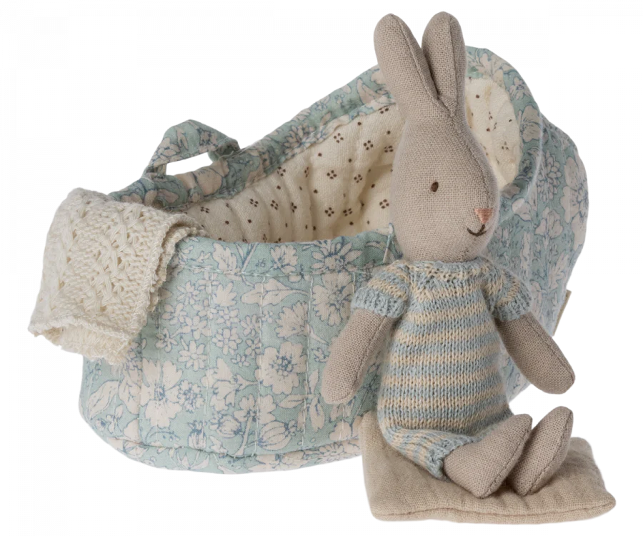 Rabbit in Carry Cot Micro - Mint