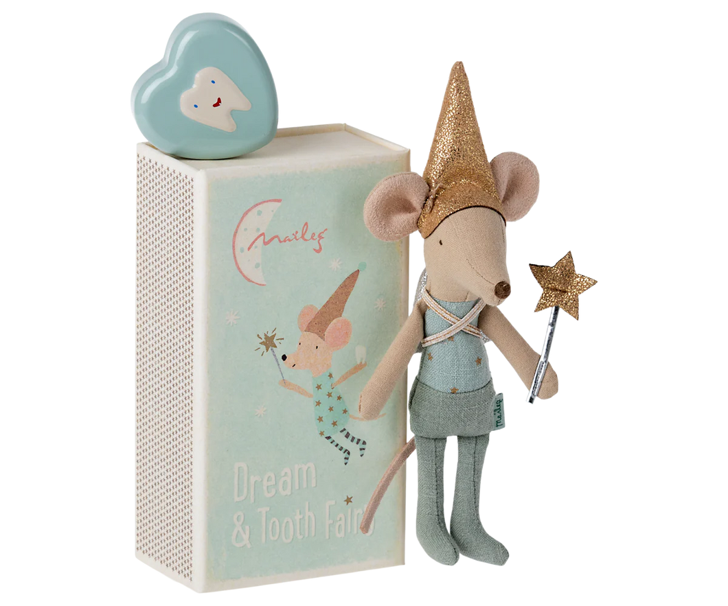Maileg Tooth Fairy Mouse, Blue
