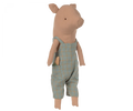 Maileg Pig with Overalls